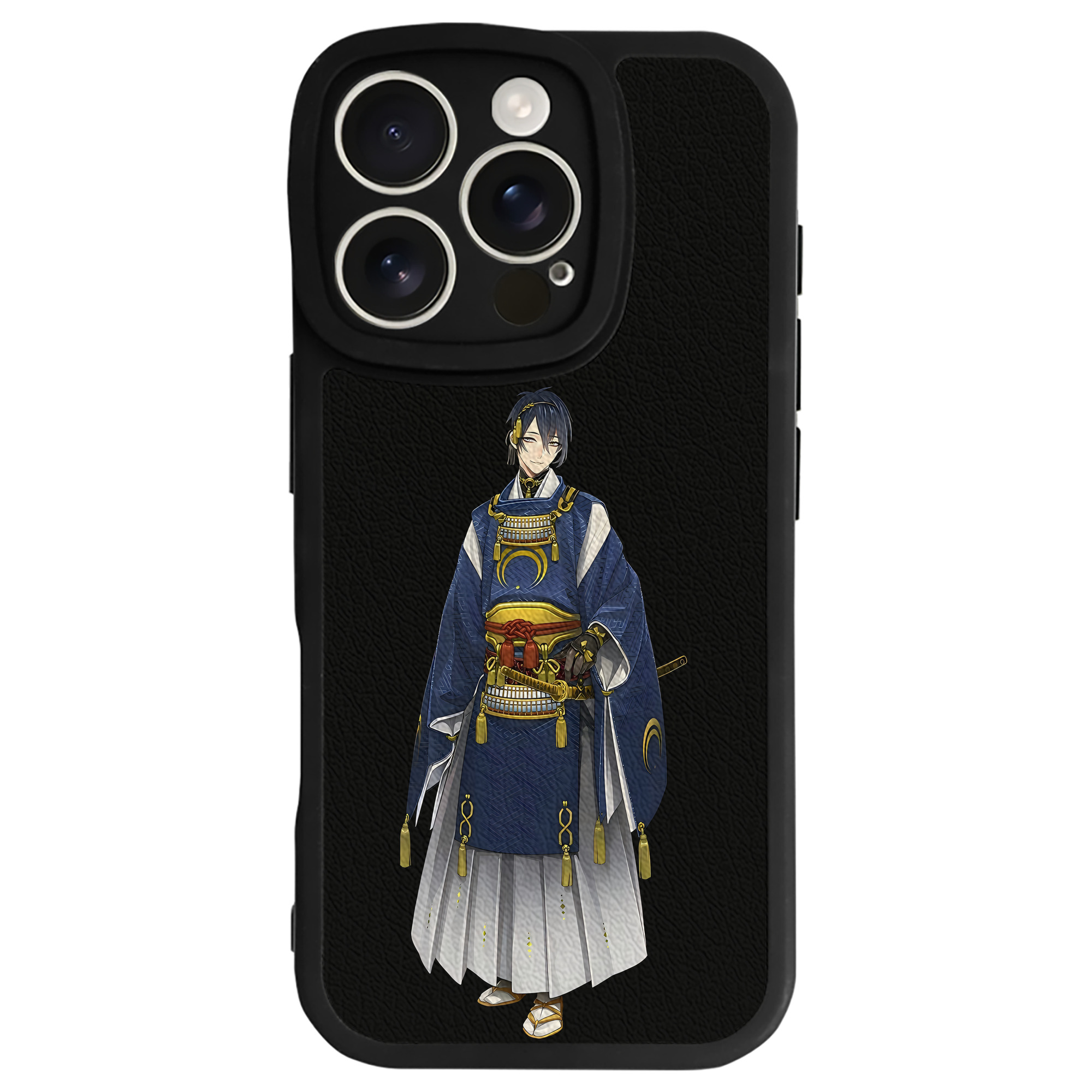 （画像用） 刀剣乱舞 Touken Ranbu 【iPhone 16シリーズ対応】シリコンスマホケース（レザー調） 材質：シリコン
